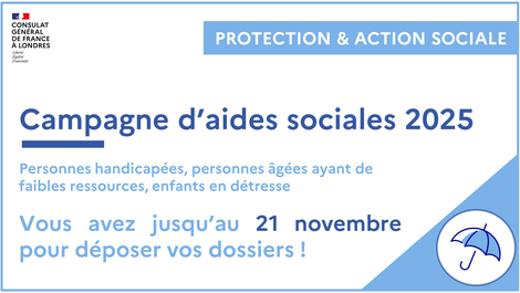 Campagne d'aides sociales pour 2025